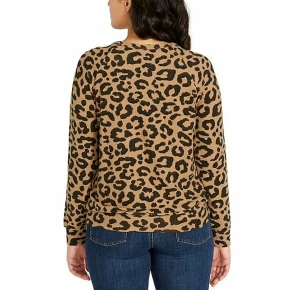 David Bitton Buffalo cheetah print cozy top - Picture 3 of 9